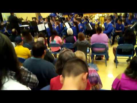 Yucca Middle School 8th grade varsity band performance 2017