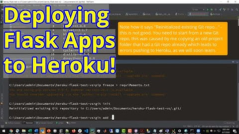 Deploying Flask Applications to Heroku with Gunicorn