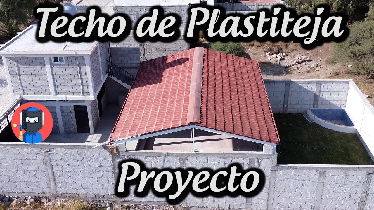 Cómo hacer una techumbre a dos aguas con plastiteja - El Maestre