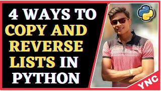4 Ways To Copy and Reverse In List In Python Profile