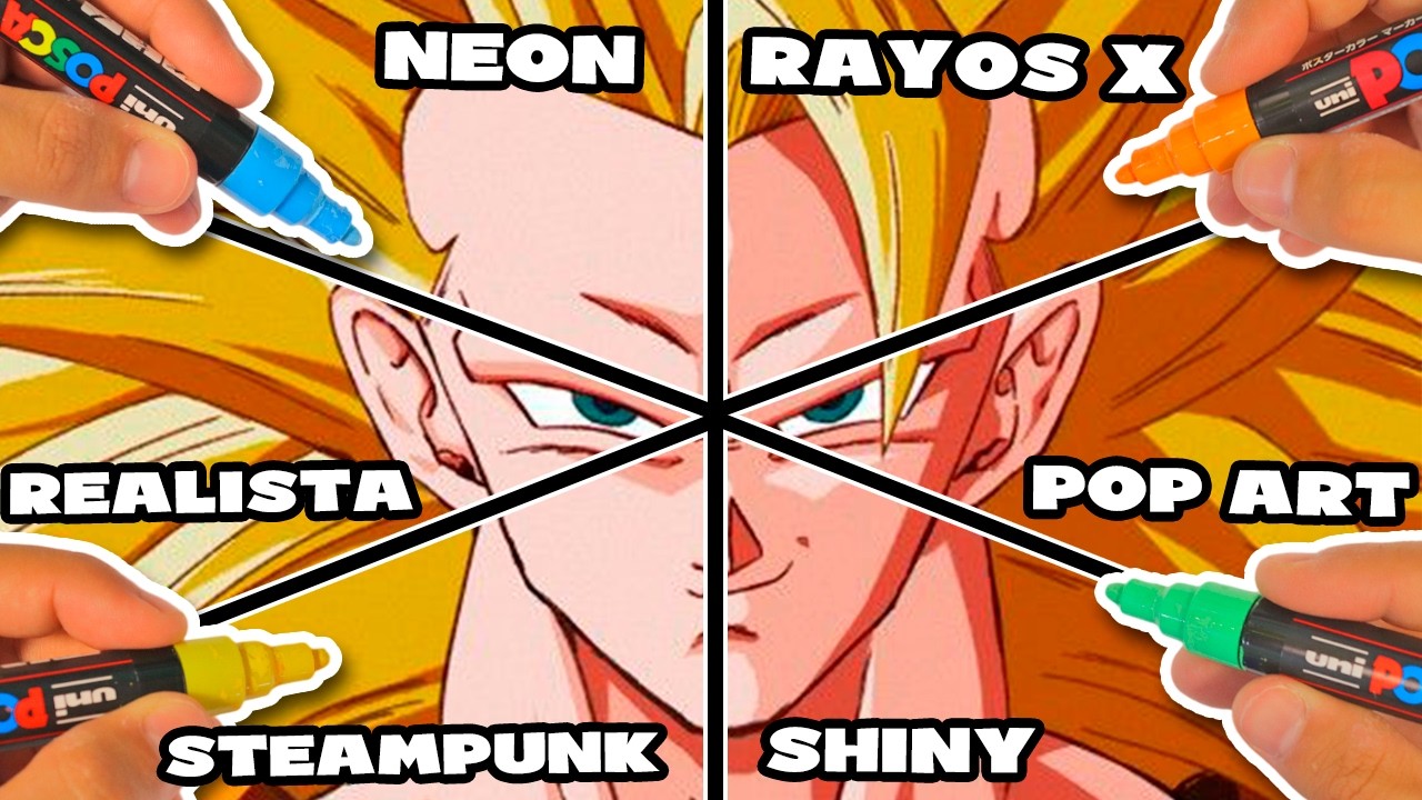 Un Dibujo, ¡PERO EN 6 ESTILOS de Arte DIFERENTES!