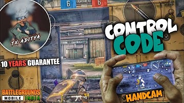 OR Aditya Control Code | 4 Finger Claw Pubg Mobile | Handcam | BGMI | Its BugG