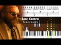 Teddy swims  lose control  accurate piano tutorial with sheet music