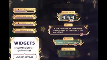 Chat Widget Commission - Streamelements