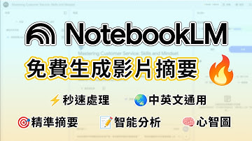 NotebookLM教學～免費秒生影片摘要＋心智圖，不怕長片太燒腦！｜辦公AI工具應用EP06