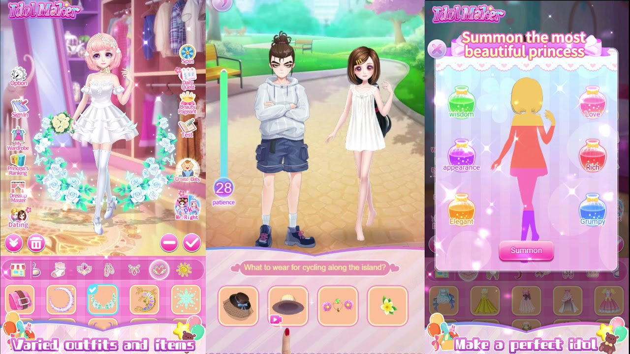 Idol maker on Googleplay Gaming introduction