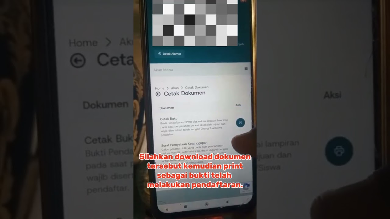 Cara Cetak Bukti Pendaftaran SPMB Kab. Pati Tahun 2025
