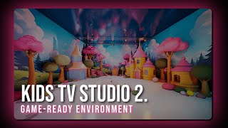 Kids TV Studio 2. | Virtual TV Studio | Unreal Engine