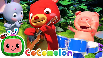 Musical Instruments Song | CoComelon Furry Friends | Animals for Kids