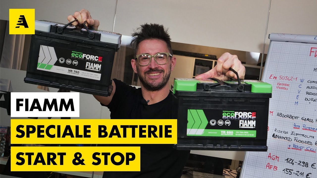 BATTERIE ECOFORCE AGM START AND STOP 70AH/760A 12V FIAMM VR760