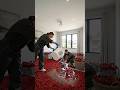 Luxury Red Rose Epoxy Floor Transformation 🌹✨ | Bedroom Flooring Design #shorts #epoxy #tranding