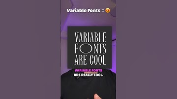 Stretched letter effect using variable fonts