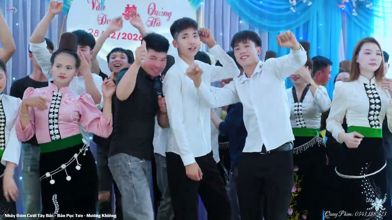 Chuẩn Gái Bản Quẩy Nhiệt Tình Tại Lễ Thành Hôn - Văn Du & Quàng Hà - Bản Pục Tưn - Mường Khiêng