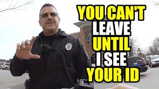 Cop Gets Put In His Place By Smart Citizen Who Knew The Laws! ID Refusal/First Amendment