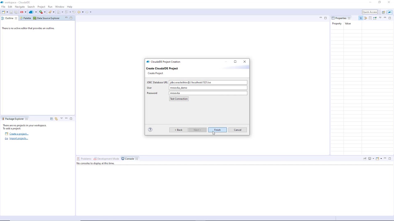 CloudaIDE application creation wizard in action (2nd. edition) - YouTube