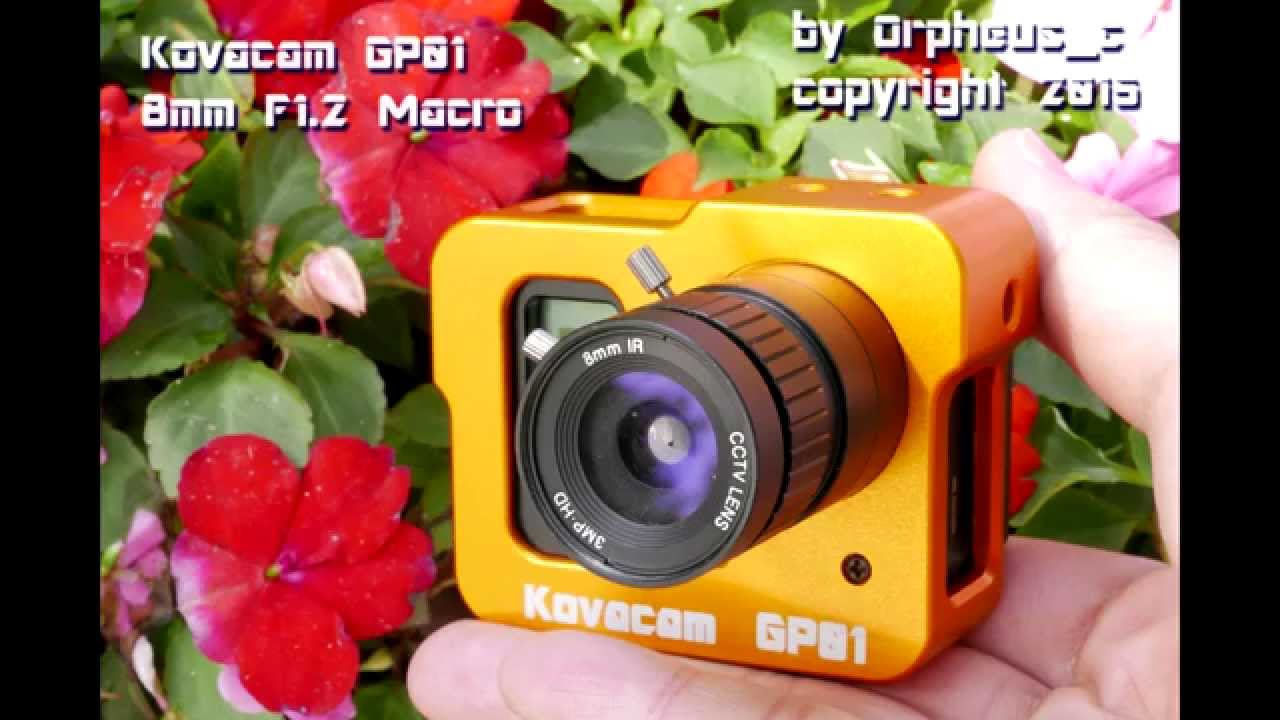 Kovacam GP01 - GoPro Hero Modification cage kit with 8mm Macro