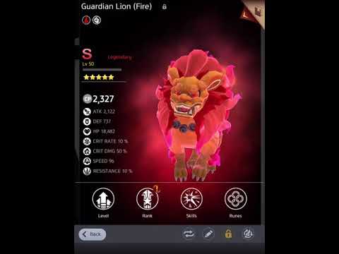 Ghostbusters World - Guardian Lion (Fire)