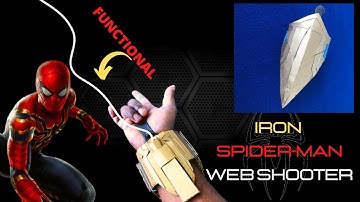 how to make iron spider web shooter | DIY iron spider web shooter | functional spider web shooter