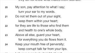 Proverbs 4 NIV