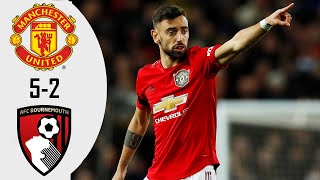 Manchester united vs bournemouth 6-3, 3-1, 2-0, 2-1, manch...