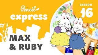 Pencil Express S02E16 How To Draw Max & Ruby With Pencil Studio