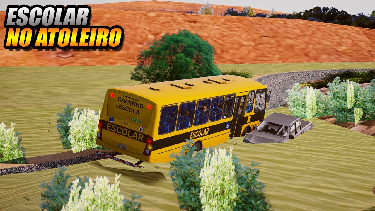 ONIBUS ESCOLAR NA LINHA DOS ATOLEIROS !!! PROTON BUS SIMULATOR