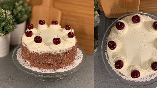 كيكة الغابة السوداء. Black Forest Cake