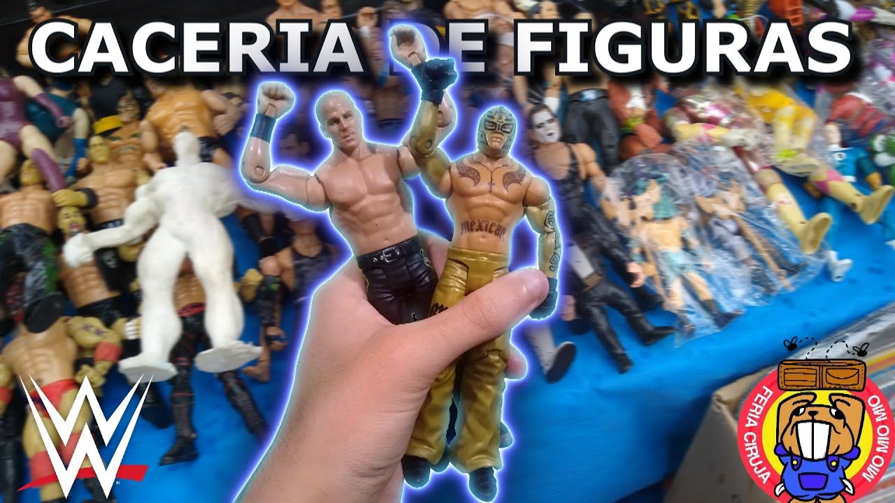 CACERIA DE FIGURAS : ENCONTRE FIGURAS WWE MATTEL EN LA FERIA CIRUJA !!!