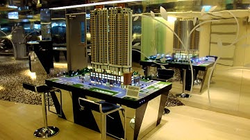 Radian Joint (RJ) Models - Architectural Model - HK K25 Buildings Model Dynamic Lighting Effect 02