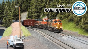 Layout Railfanning: Loaded Oil Train and Manned Helpers