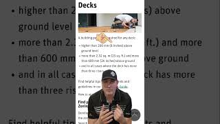 Is a building permit required for your deck, fence, patio? #shorts