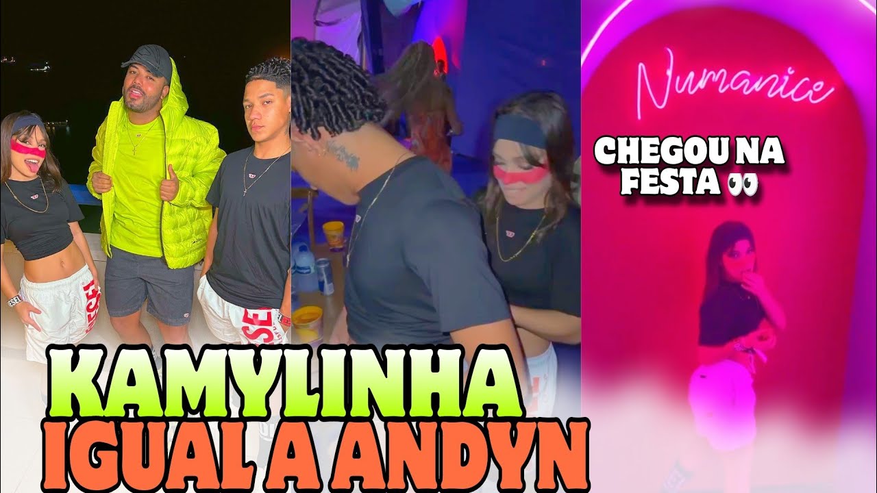 EITA! ANDYN E KAMYLINHA COM LOOKS IGUAIS+ E KAMYLINHA QUERENDO ANDYN DE CROPPED 😱😳