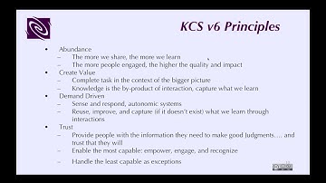KCS Certification: v5 to v6