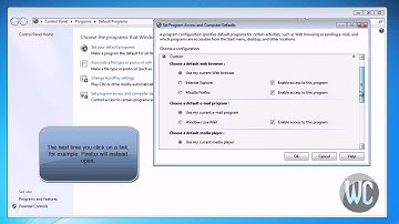 Windows 7 - Set Default programs
