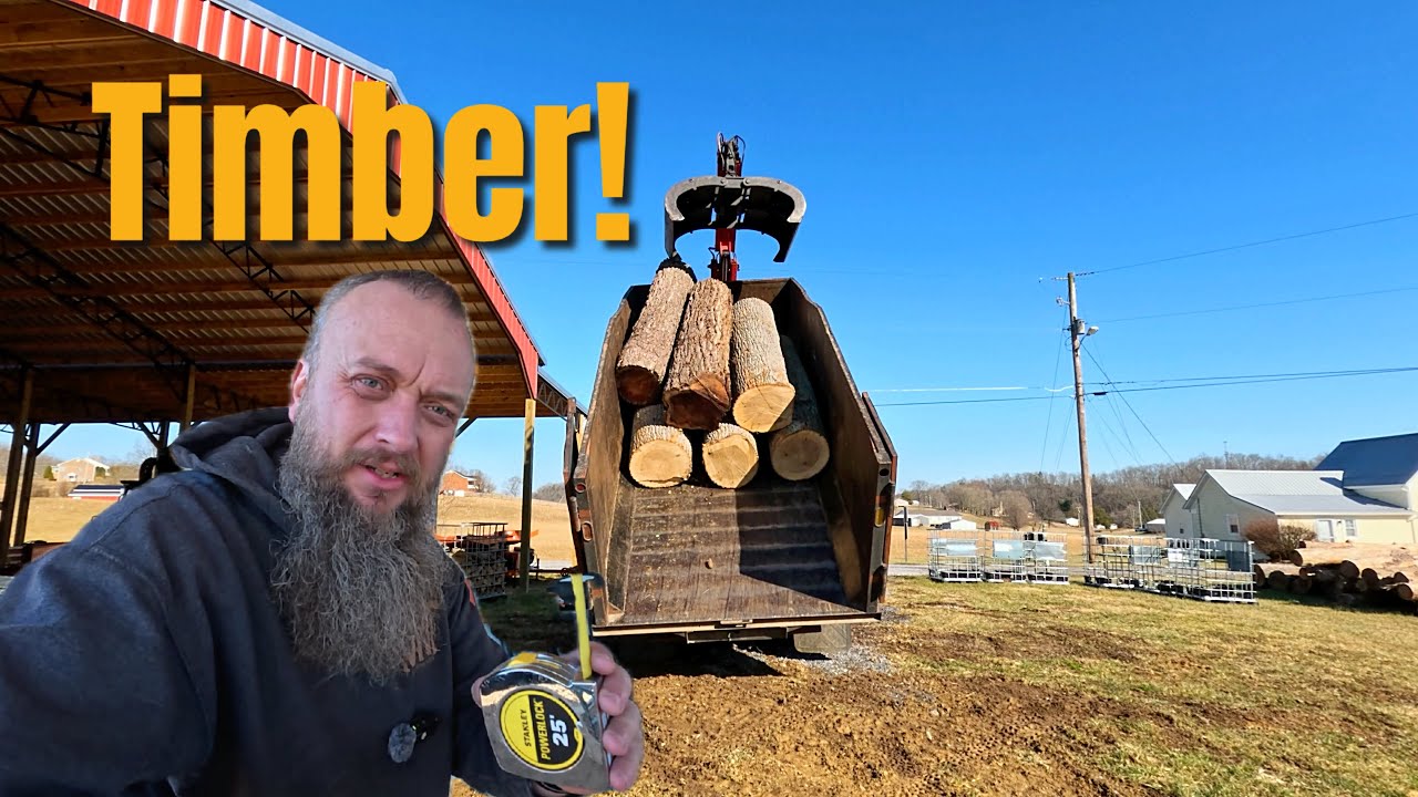 Big Delivery At The Sawmill Today