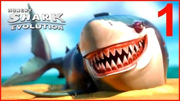Hungry Shark Evolution - Gameplay Walkthrough - Part 1 (iOS, Android)