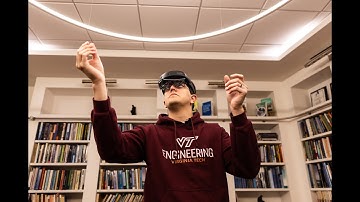 Students perform mock search and rescue research using augmented reality