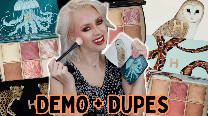 HOURGLASS AMBIENT LIGHTING EDIT UNLOCKED PALETTES | HOLIDAY 2023 | SWATCHES + DUPES + DEMO