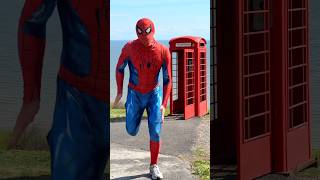 Spider-Man runs to the rescue😍 #spiderman