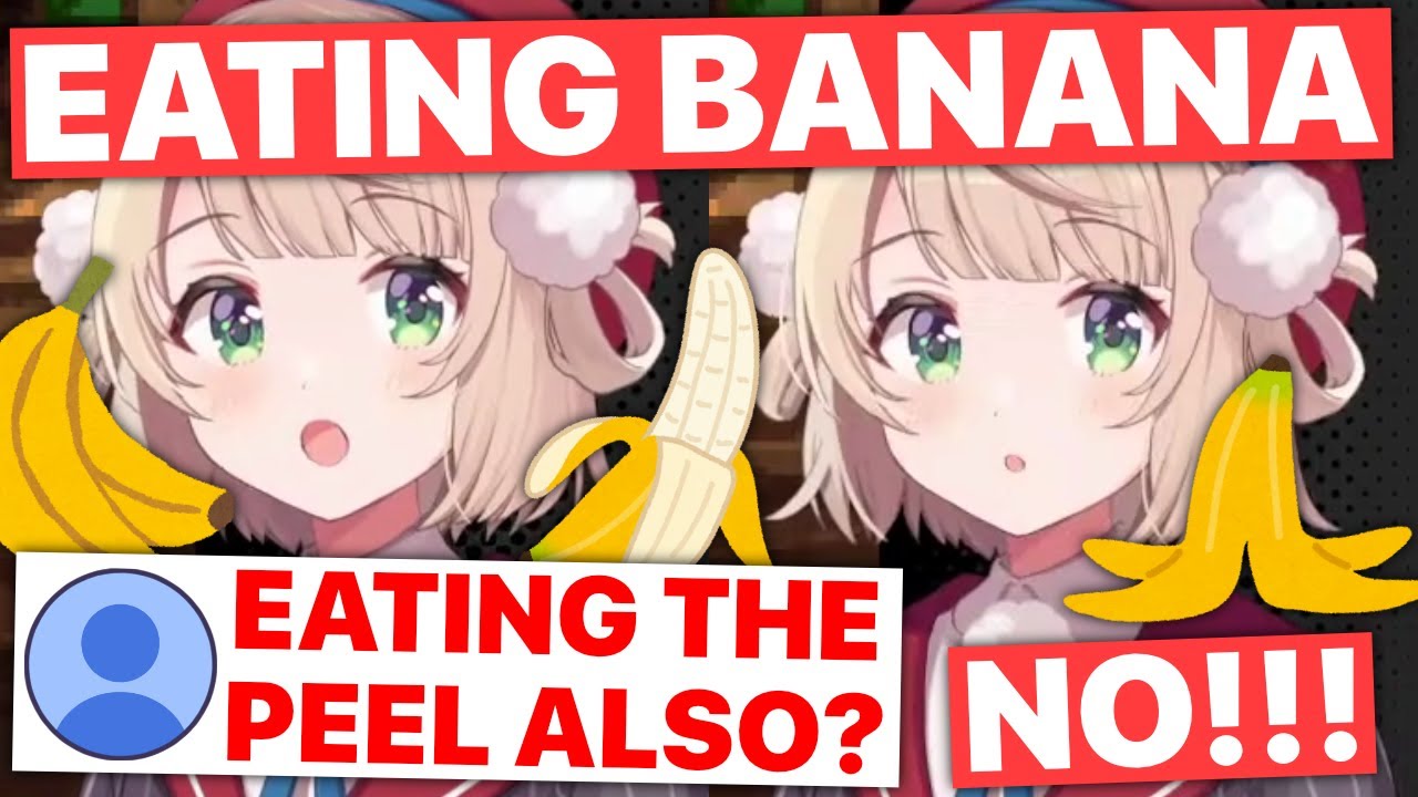 Ui-mama Eats Banana Cutely On Stream (Shigure Ui) [Eng Subs]