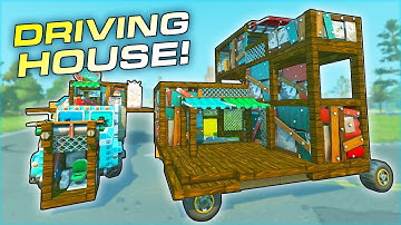 STEALING A House Because I Needed a Place To Live... (Scrap Mechanic Survival Ep. 22)