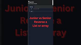 Python Tricks: Reverse Array in Seconds!
