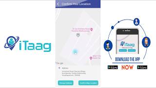 iTaag App - How to edit Profile and Manage Addresses screenshot 2
