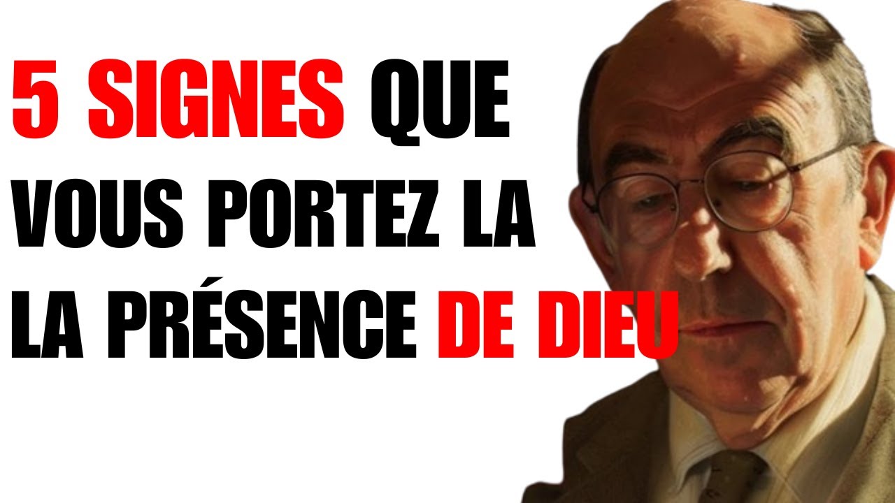 Si vous remarquez ces signes, vous portez la présence de Dieu. - YouTube