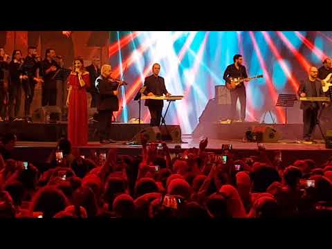 اخاصمك اه مباشر نانسي عجرم القرية العالمية بدبي ٢٠١٨