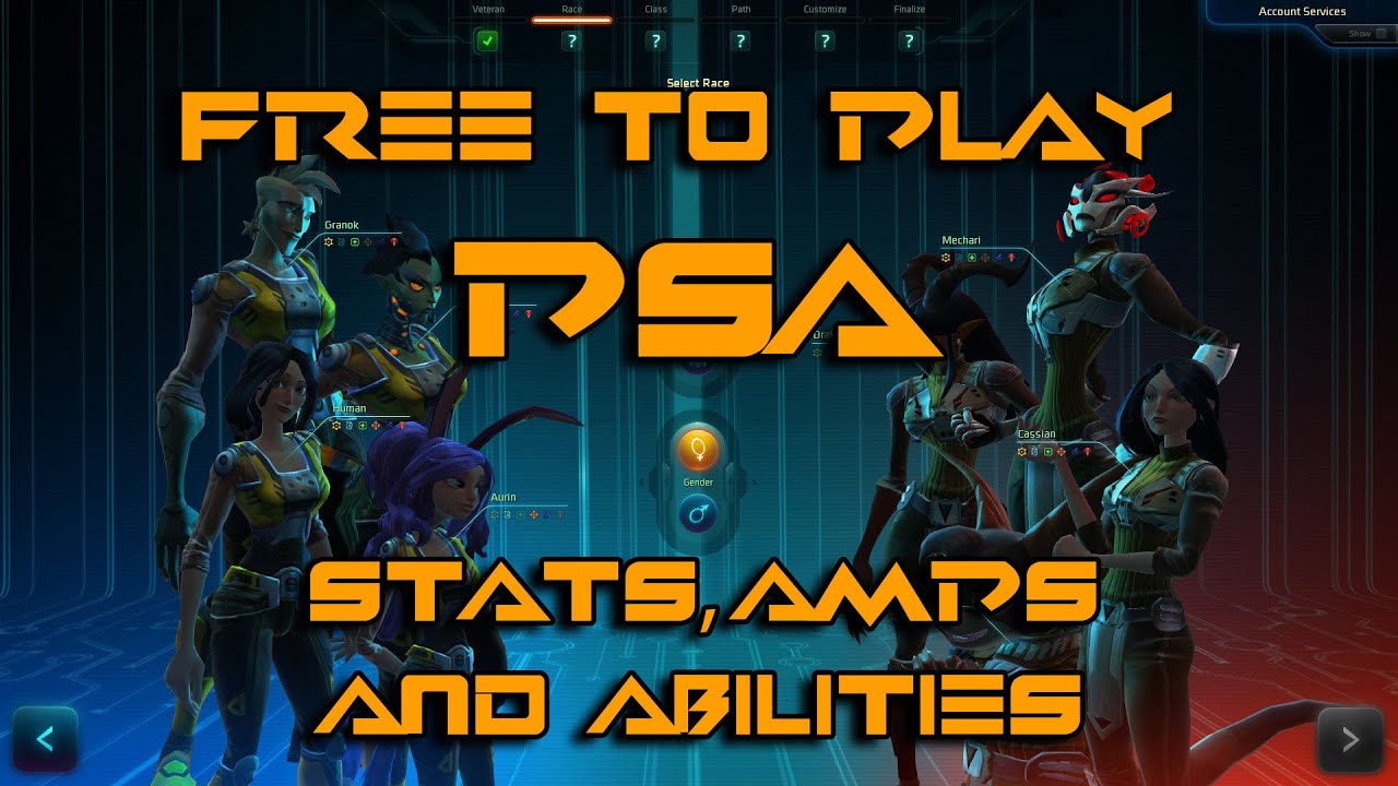 Wildstar Free to PSA #3 - Stats, Amps, and Abilities.
