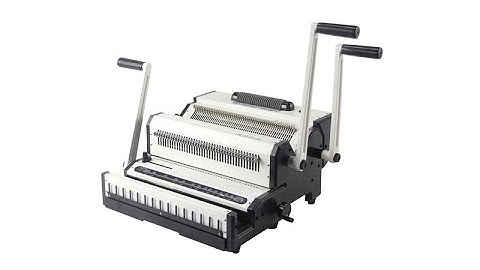 Multi Function Combo Double Wire and Spiral Coil Binding Machine SW2500A 2 IN 1