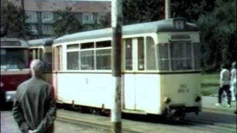 DRESDEN TRAMS 1987