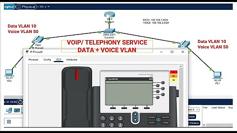 How to Configure VoIP for Voice and Data VLANs | Configure Telephony Service for Voice & Data VLANs