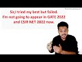 Motivational video for GATE 2022 and CSIR NET 2022 Aspirants | GSET 2022 | GATE 2022 | CSIR NET 2022